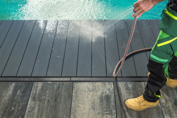 Cost of Pool Area Pressure Cleaning in San Jose